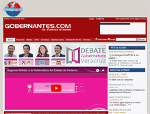 Tablet Screenshot of gobernantes.com